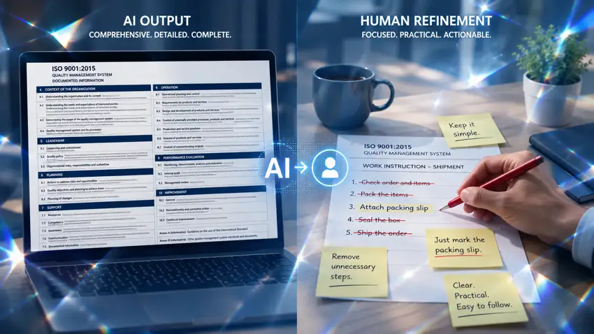 AI-Generated ISO 9001 Documentation